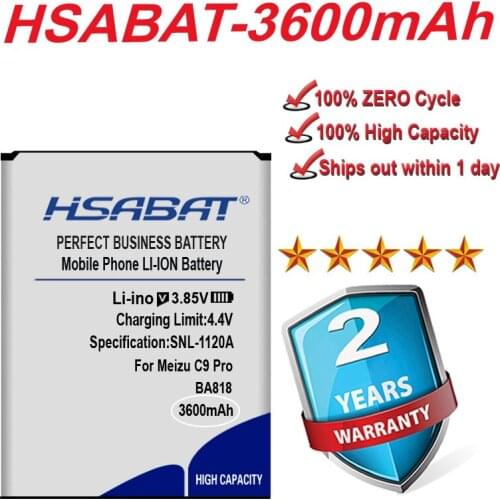 Top Brand 100% New 3600mAh BA818 Battery for Meizu c9 pro C9Pro in stock