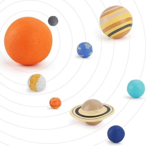Simulation The Solar System Plastic Cosmic Planet System Universe Model Figures Teaching Materials Science Educational Toys