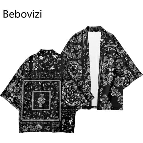 Harajuku Japanese Style Fashion Girl Kimono Plus Size XXS-6XL Yellow Green Red Beach Men Women Cardigan Haori Obi Asian Clothes