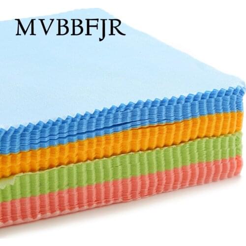 MVBBFJR 100Pcs/Pack Sunglasses Wipe Cloth 13*13CM Glasses Lens Mobile Phone Screen Microfiber Cleaner Customized Logo Wholesale