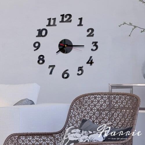 2021 New 3D Wall Clock Mirror Wall Stickers Fashion Living Room Quartz Watch DIY Home Decoration Clocks Sticker reloj de pared