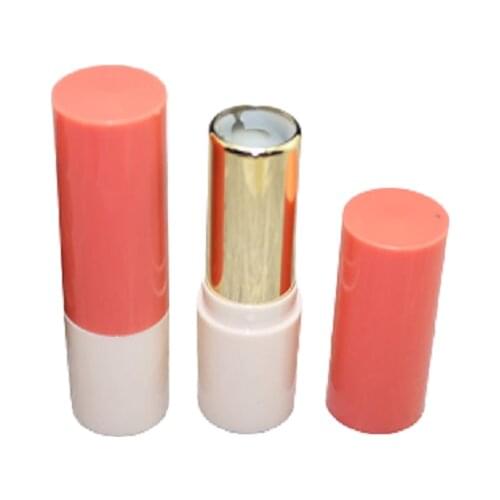 New Elegant Empty Lipstick Tube 12.1mm Plastic Round Lip Balm tube Cosmetic Container Lipbalm Packaging Filling Bottle 50/100pcs