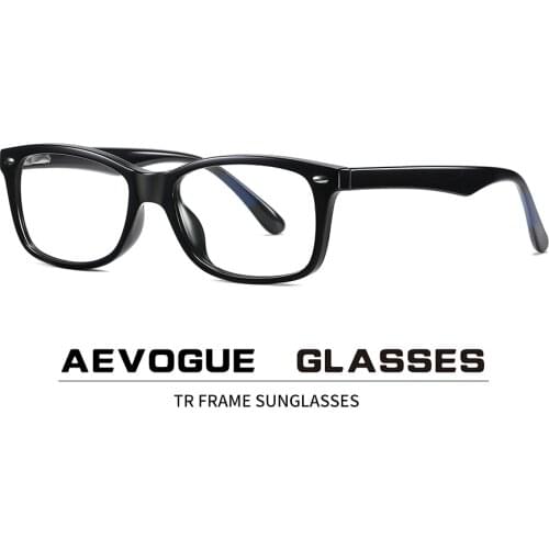 AEVOGUE Photochromic Glasses Prescription Frame Men Optical Eyeglasses Women Eyewear Anti Blue Light Glasses AE0907