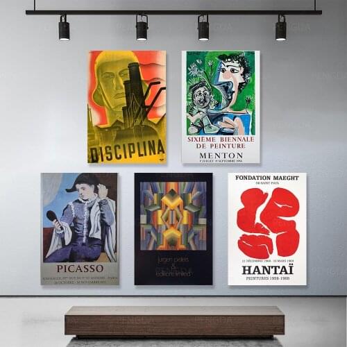 Picasso Portrait Soldier Boy Modular Canvas Painting Home Decor Pictures Modern Printed Poster For Living Room Wall Art No Frame