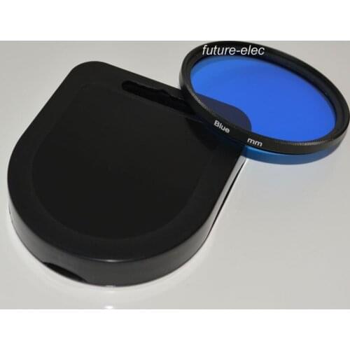 Blue 49mm 52mm 55mm 58mm 62mm 67mm 72mm 77mm 82mm 49 52 55 58 62 67 72 77 82 Full Color Colour Camera Lens Lenses Filter Filters