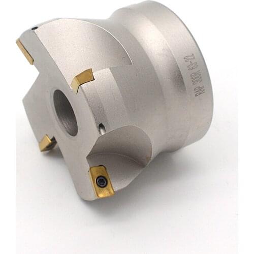 RAP300R 50-22-4T/RAP300R 63 RAP400R 75 Degree Positive Face Mill Head CNC Milling Cutter,milling shell face mill carbide insert