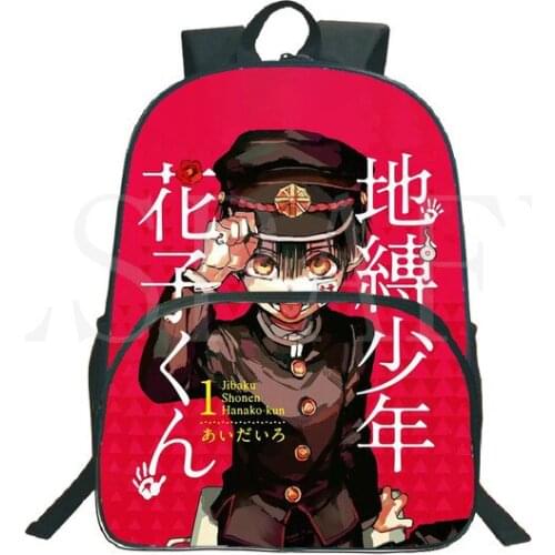 Anime Toilet-Bound Hanako-kun Backpack for Women Men Waterproof Student Mochilas for Teenagers Boys Girls Backpacks School Bags