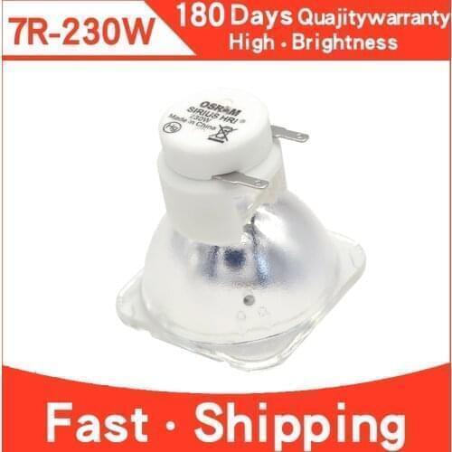 Free shipping Stage light 7R 230W 5R 200W Metal Halide Lamp moving beam lamp 230 beam Platinum Metal Halogen Lamps Follow spot