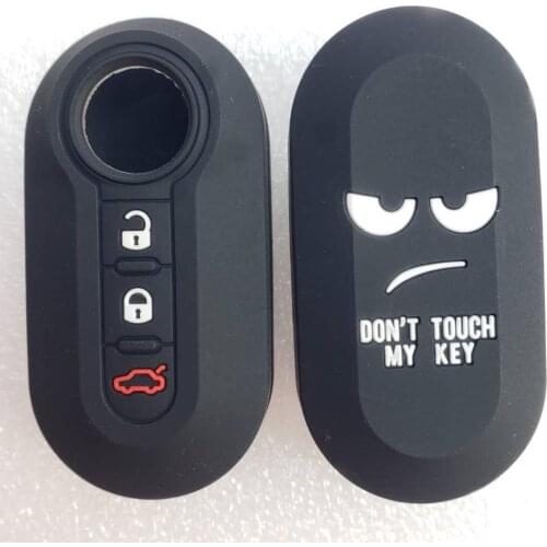 30pcs Silicone For Fiat 500 Panda Bravo Lancia Ducato Brava Delta 3 Button Remote Key FOB