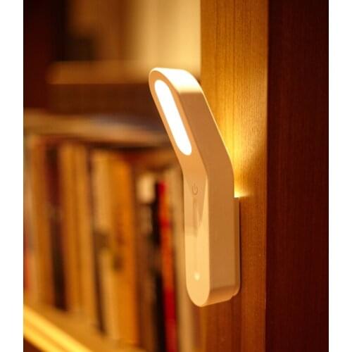 LED Desk Table Lamp USB Rechargeable Reading Light Touch Dimming Magnetic Hanging Night Light For Cabinet Bedroom Wall Use