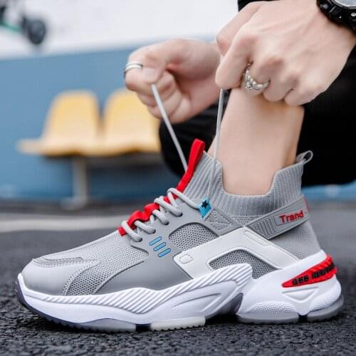 2021 Spring Mens Comfortable Breathable Sports Shoes Wear-resistant Non-slip Old Shoes Fashion Trend Mens Casual Shoes