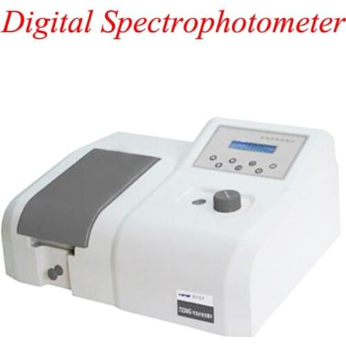 Visible Spectrophotometer 220V Digital Spectroscopy Visible Light Laboratory Analysis Equipment 7230G