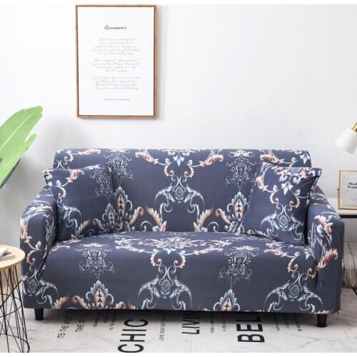 Yaapeet 1pc Plant Printed Sofa Covers Elastic New Classical Sofa Slipcovers Bedroom Pretty Sofa Bed Cover Without Pillowcase