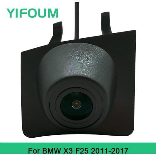 YIFOUM HD CCD Car Front View Parking Night Vision Positive Waterproof Logo Camera For BMW X3 F25 2011 2012 2013 2014 2015-2017