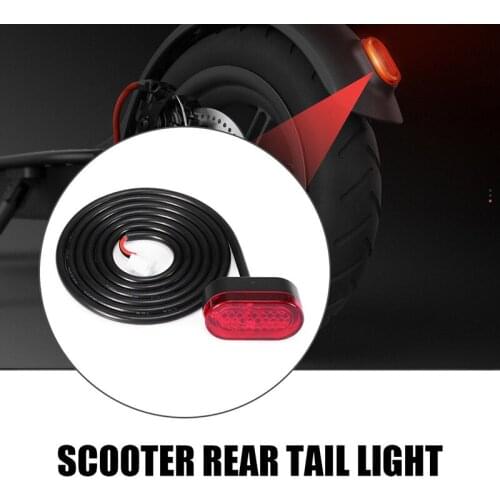 Replacement Rear Tail Light For XiaomiMijia M365Electric Scooter Skateboard X7V0 Bicycle Accessories Bicycle Lights