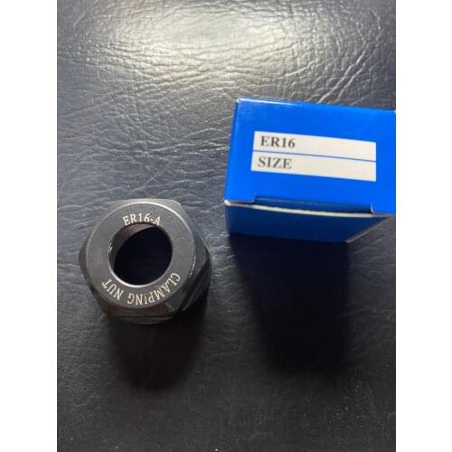CLAMPING NUT ER16-A，3pcs/lot er16A nut, er16 collets clamping and nuts for CNC