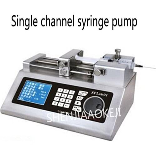 1PC Syringe Single Channel Push-pull Bidirectional Industrial Syringe Pump AC 220V/110V Micro Precision Pump Tool 132mm/min