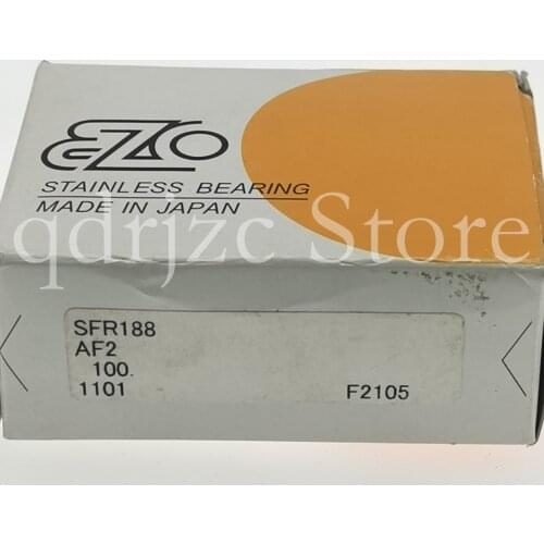 (10 PCS)EZO open ball bearings with flange SFR188 DDRIF-814 SRF188 SSRIF-814 S814FC ULK8016X SRF1632 6.35mm X 12.7mm X 3.175mm