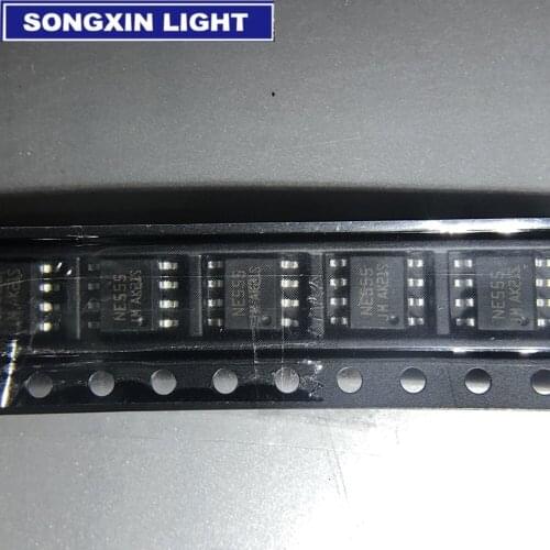 100pcs NE555DR NE555D NE555 IC 555 SMD SOP-8 original IC SOP8