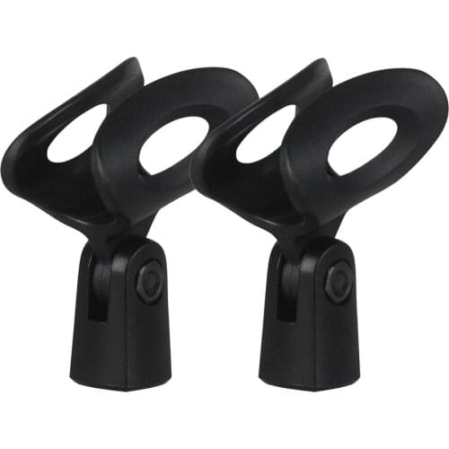 2x Universal Microphone Clip, Quality Spring Mic Clip, Clamp Holder