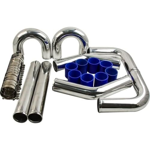 3 Inches 3" 76mm Intercooler Piping Air Intake DIY Pipe Kit for all Turbos