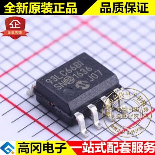 5pieces 93LC66BT-I/SN SOP-8 93LC66BI SPI