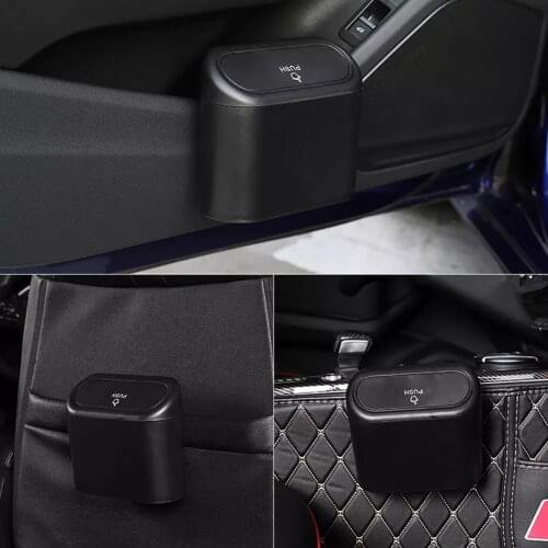 Car Trash Can Auto Organizer Storage Bag Car Garbage Bin Ashtray Dust Case Holder Auto Accessories