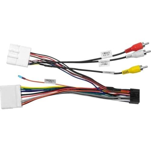 Car Stereo Audio 16PIN Android Power Cable Adapter CD/DVD Player Wiring Harness for Subaru Forester