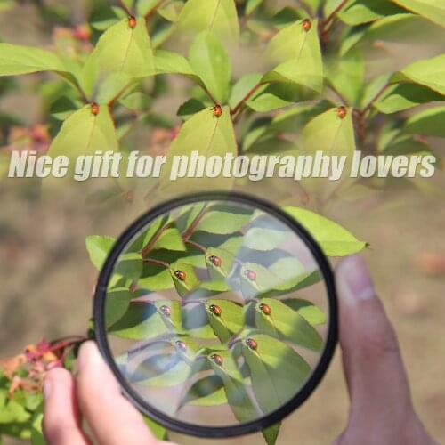 Camera Filter Photography Foreground Blur Film Photography Props 77mm Glass Kaleidoscope Filter Camera Accessories