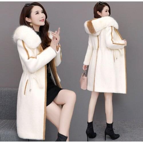 JUNSRM Women's Coats With Fur