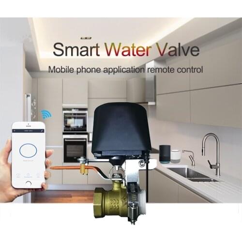 Zigbee Valve Smart Water/Gas Valve Smart Home Automation control Works with Alexa and Google Assistant Power by Tuya