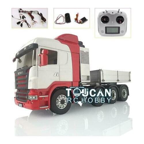 LESU 1/14 8*8 Metal Chassis Painted Hercul Sca Cabin W/ Radio Hopper Light Truck THZH0632-SMT4