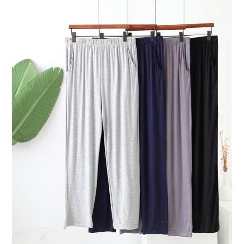 MEN STRAIGHT LOOSE PANTS CAN SLEEP AT HOME WAICHUAN