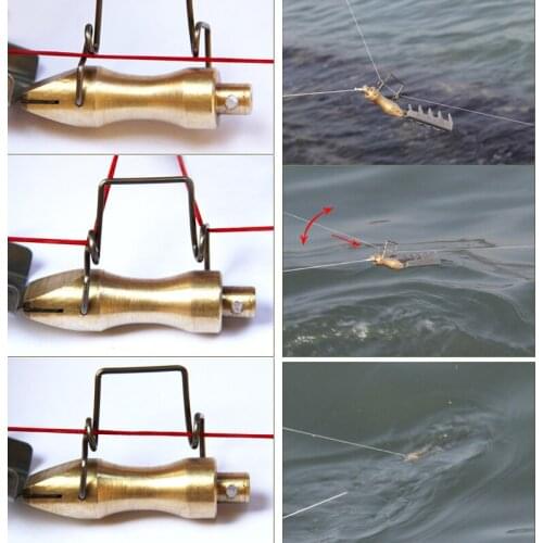 Stainless Steel Retriever Bait Rescue Lure Seeker for Fishing Tackle Minnow Carp QW