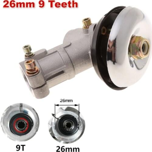 26mm/28mm Trimmer Gearhead Brushcutter Grass Trimmer Replace Gear Head Lawn Mower Parts Gardening Tool A0KF