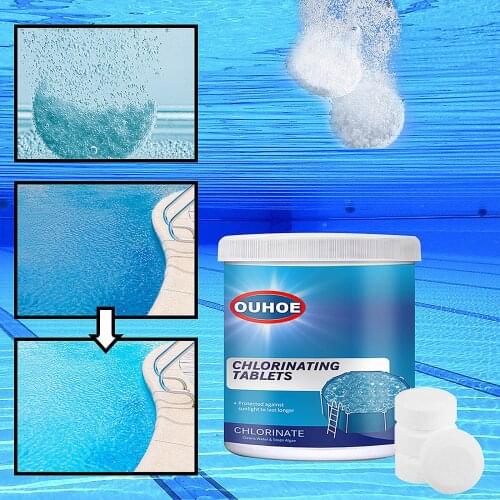 Chlorine Tablets Multifunction Instant Disinfection for Swimming Pool Tub Spa piscina Swimming pool sterilization Cleaning Tool