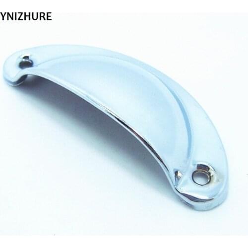 20pcs 81*33mm Promotion Direct Selling Vintage Cabinet Knobs And Handles Shell Furniture Handle Antique Metal Kitchen