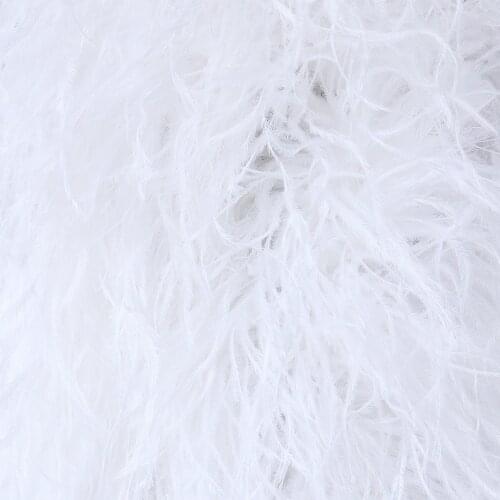 High Quality 2 Meters Real Ostrich Feathers Boa DIY Clothing Accessories Plumas Boa Shawl Wedding Decoration Feather For Crafts