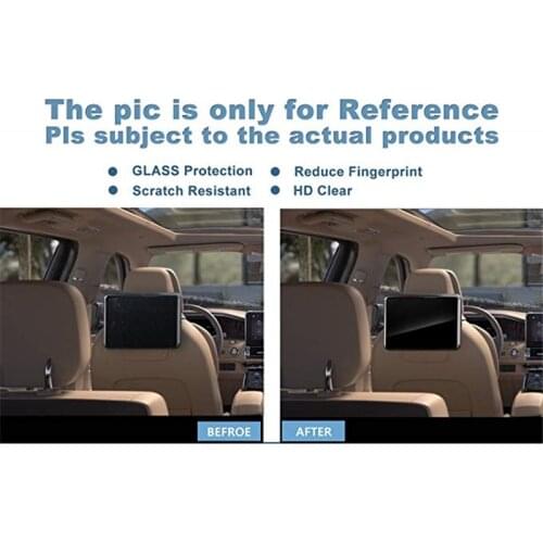 2pcs Rear Seat TV Glass Screen Protector for Lincoln Navigator 2018 Back Seat Entertainment/Headrest TV Screen Protector
