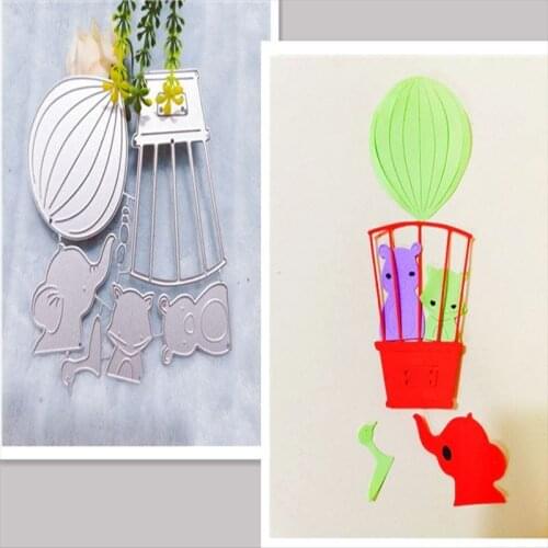 Animals and balloons Metal Cutting Dies for DIY Scrapbooking Album Paper Cards Decorative Crafts Embossing Die Cuts