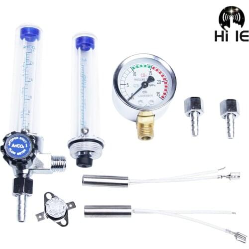 1pcs Barb Carbon Dioxide Argon Flow Meter Flow Meter Gas Argon AR/CO2 Regulator Welding Hot For Mig Weld Gauge