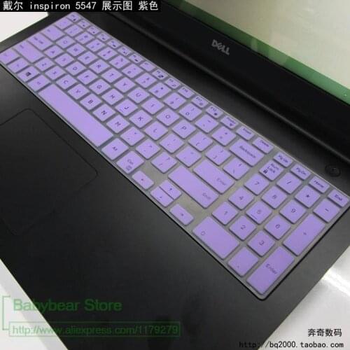 15 inch laptop keyboard cover Protector for Dell inspiron 15 5547 Ins15C 3000 5000 15mr 15CR 3543