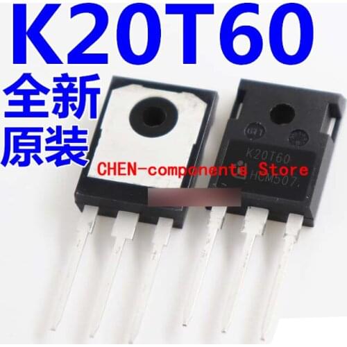 5pcs IKW20N60T K20T60 straight Insert TO-247 Field effect tube