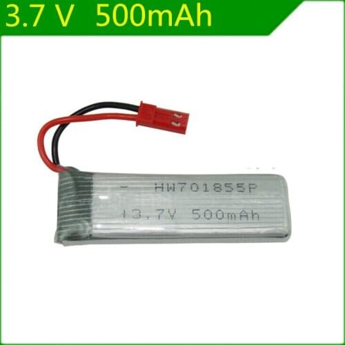 3.7V 500mAH You Di U818A original remote control flying saucer aircraft battery 3.7V 500mAH lithium battery HW 701855