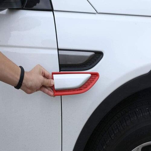 Car Side Flow Air Vent Fender Cover Trim For Land Rover Discovery Sport 2015-2018 ABS Replacement Parts 2Pcs/set