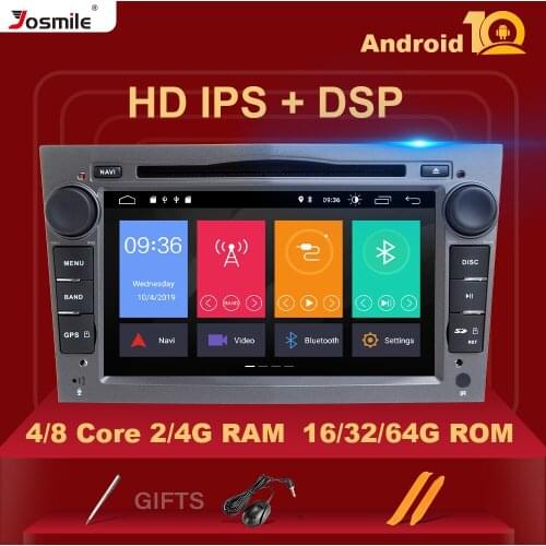 7" IPS DSP 4G+64G 2Din Android 10 Car DVD Player For Opel Vectra C Vauxhall Astra HG J Zafira B Corsa D vivaro Meriva AntaraVeda