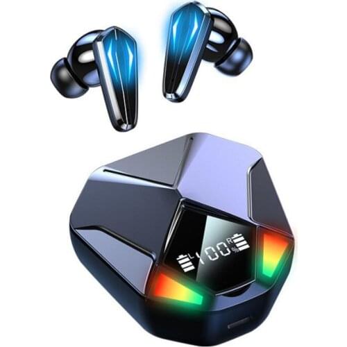 Soleeanre Bluetooth-compatible Earphones Wireless Headphones Noise Reduction Dual-mode Decoding 9D Headsets Heavy Bass