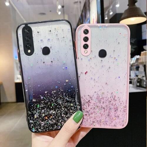 For Xiaomi Redmi Note 9 Case Redmi 9C 9A Note 8 Pro Camera Protection Bling Glitter Star Cover For Xiaomi Mi Note 10 Lite Cases