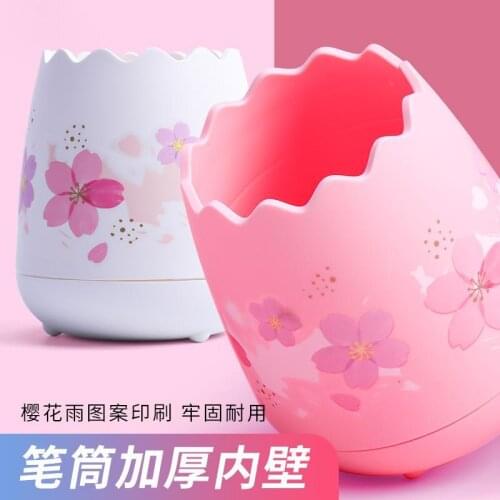 Creative Cylindrical Shaped Pen Holder School Office Desktop Organizer Kawaii Multifunctional Organizer Cute Desk Decoration