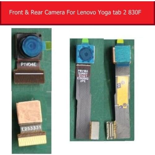 100% Genuine Front & Rear camera module For Lenovo Yoga tab 2 830F 830L 830 Big back main camera flex cable replacement repair
